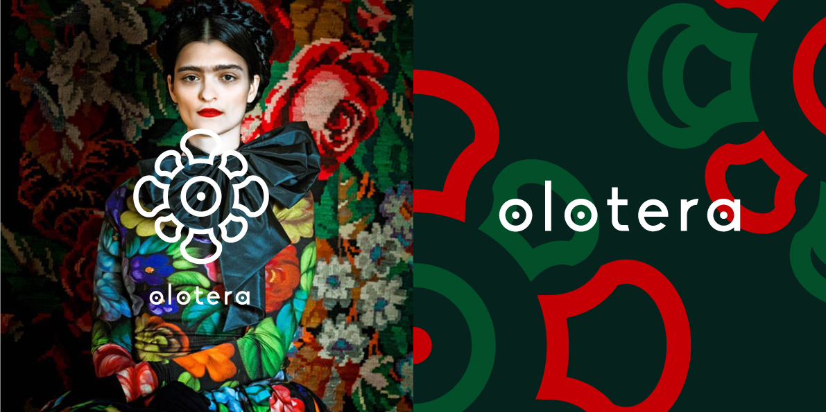 Olotera visual identity and patterns