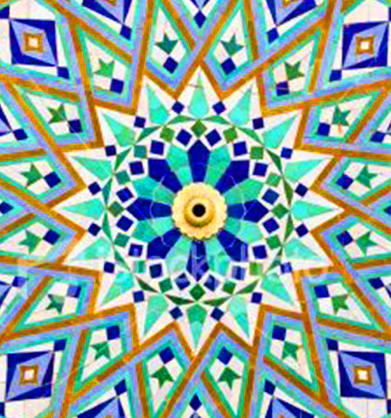 mosaïque arabe - Web Design - Projet Zelig